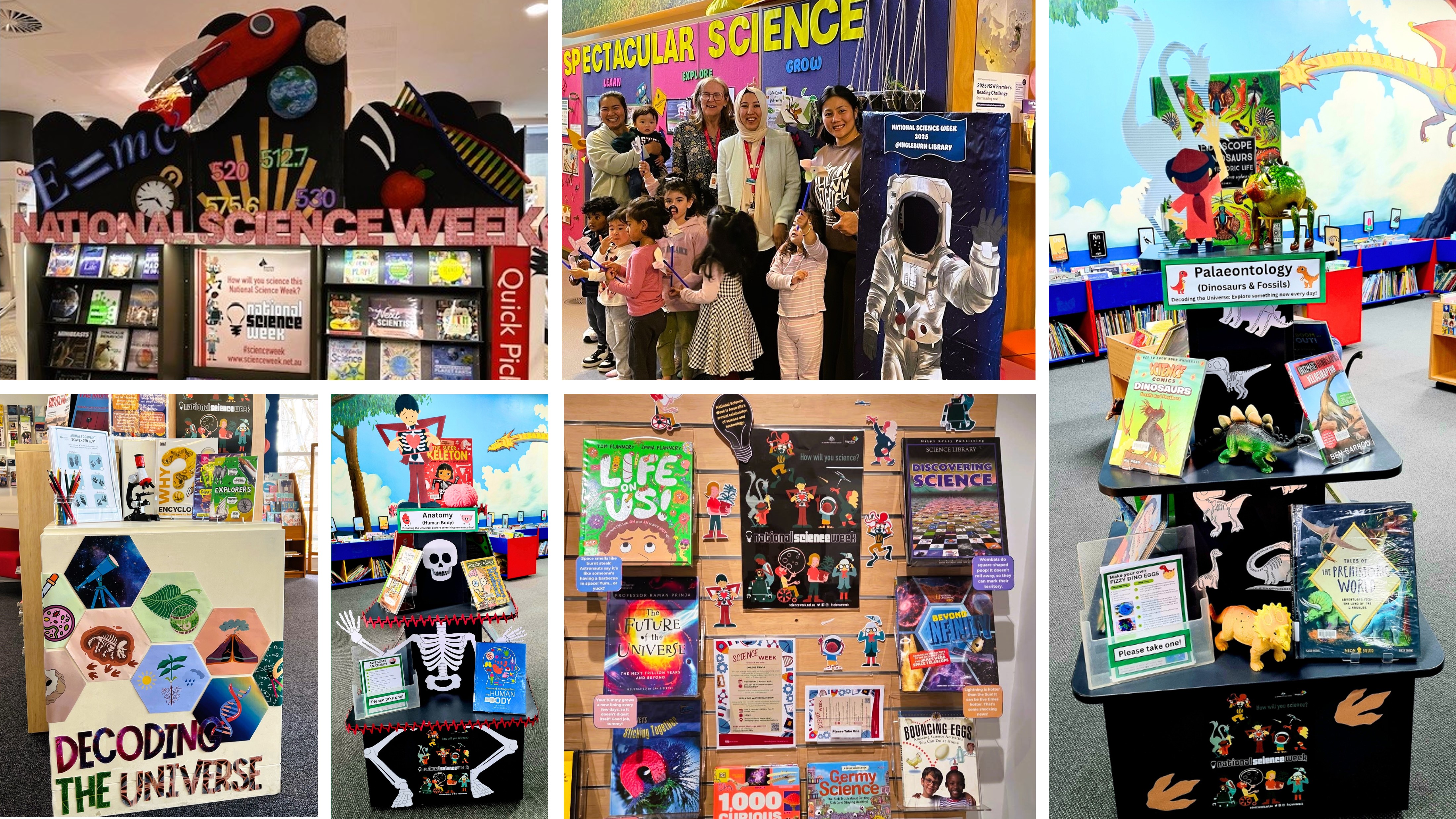 NSW Library Display competition image - composite created using 2025 finalists